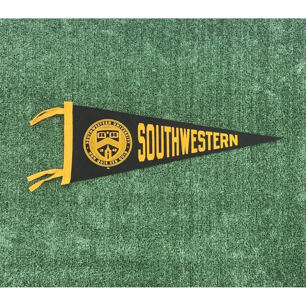 Southwestern University Pennant  Non Quis Sed Quid Georgetown, Texas